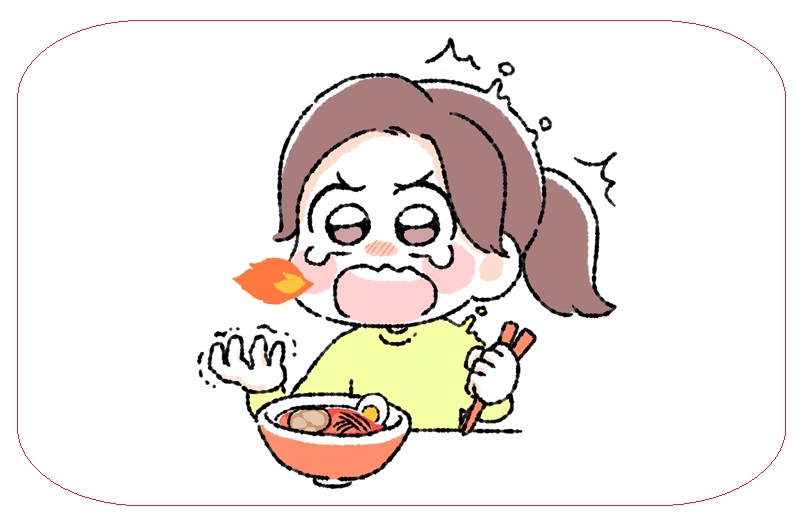 辛いラーメン