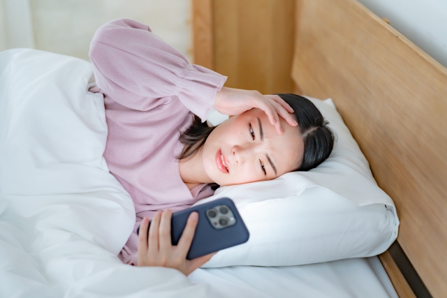 夜中に音で目覚める