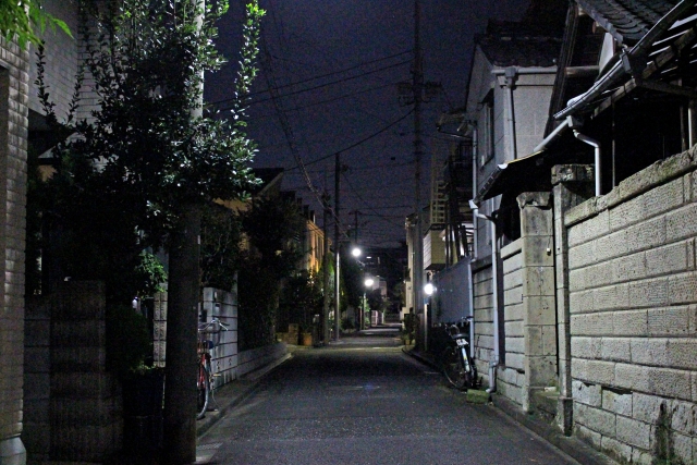 夜中