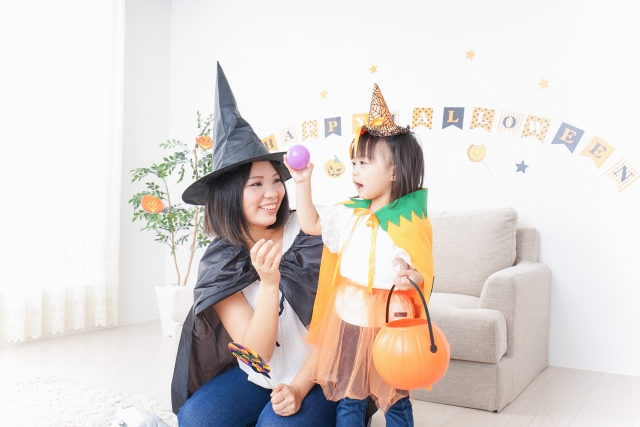 ハロウィン飾り付け
