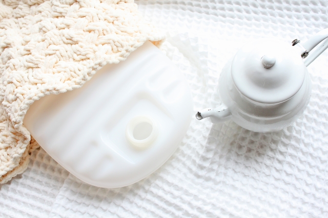 湯たんぽカバーにセーター